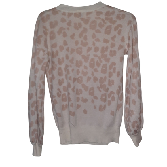 Alredine Leopard Print Sweater Small - Picture 3 of 5